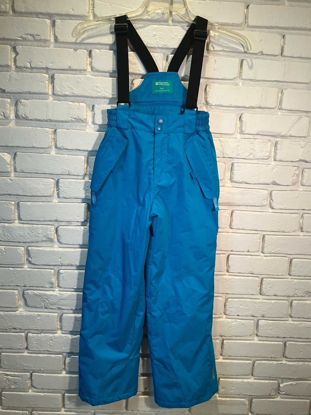 Mountain Warehouse Snow Bibs Blue 9/10 flaw read